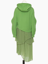 Load image into Gallery viewer, "Green Goddess" Hoodie Tunic