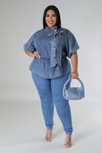 Load image into Gallery viewer, "Reese" Denim Top (S-3XL)
