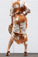 Load image into Gallery viewer, "Venetian" Midi Dress-Caramel