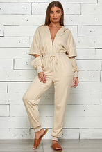 Load image into Gallery viewer, &quot;Yaz&quot; Jogger Jumpsuit-Taupe
