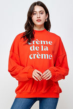 Load image into Gallery viewer, CREME DE LA CREME GRAPHIC SWEATSHIRTS
