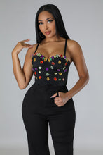 Load image into Gallery viewer, &quot;Jeweled&quot; Bustier
