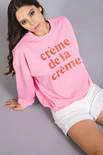 Load image into Gallery viewer, CREME DE LA CREME GRAPHIC SWEATSHIRTS
